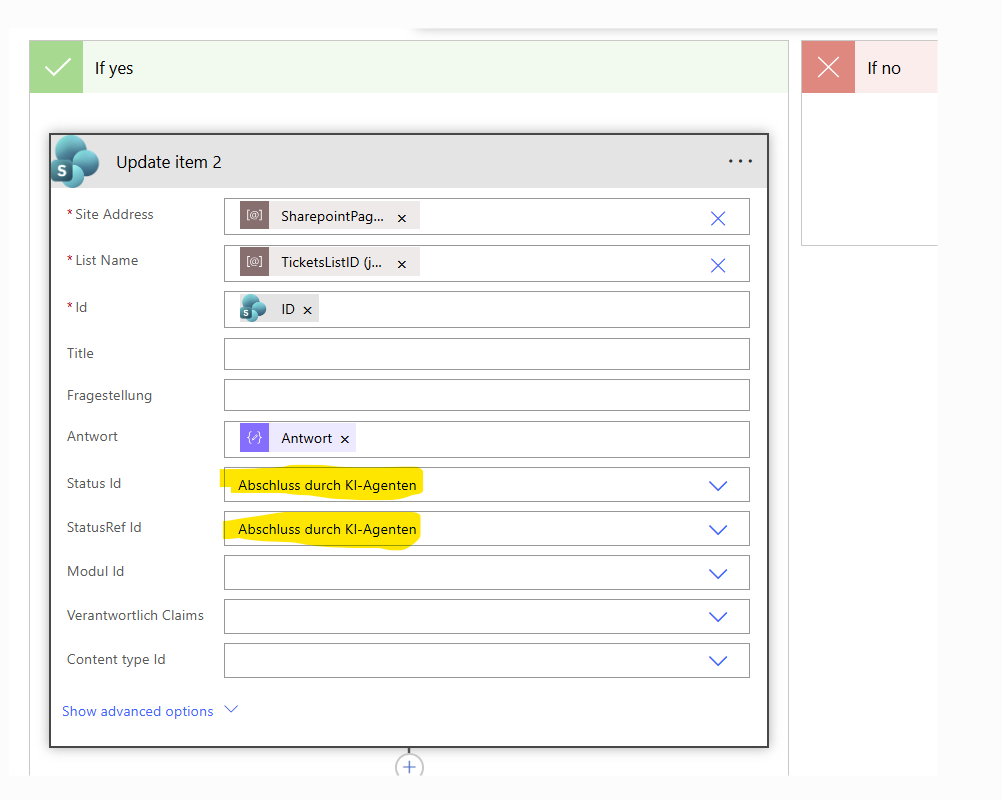 Gleichgeschaltener Referenzstatus