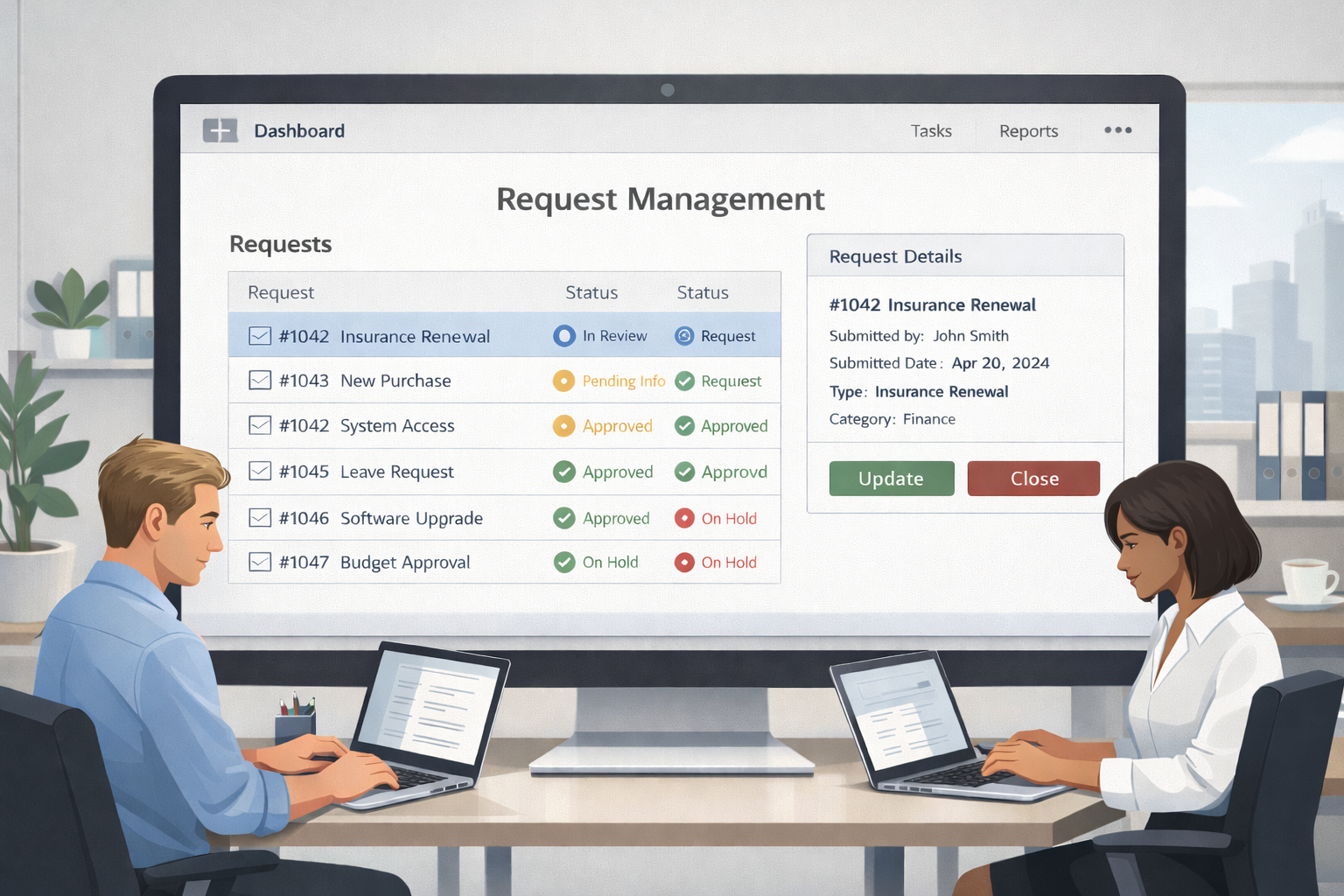 Zentrale Verwaltung von Vorgängen und Anfragen mit der Microsoft Power Platform